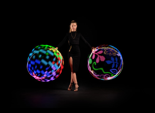 Пиксельный светодиодный обруч HD