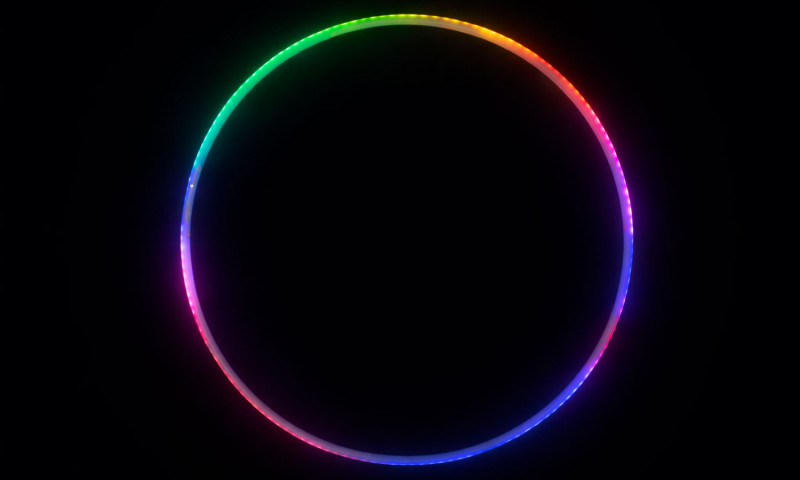 Пиксельный светодиодный обруч SD