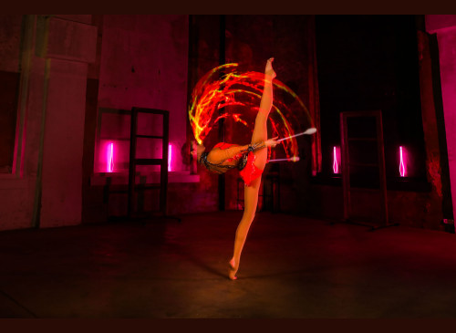 Светодиодные булавы для художественной гимнастики HD