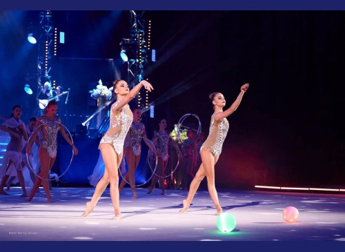 Светодиодный мяч для художественной гимнастики S (15 см)