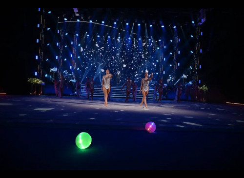 Светодиодный мяч для художественной гимнастики S (15 см)